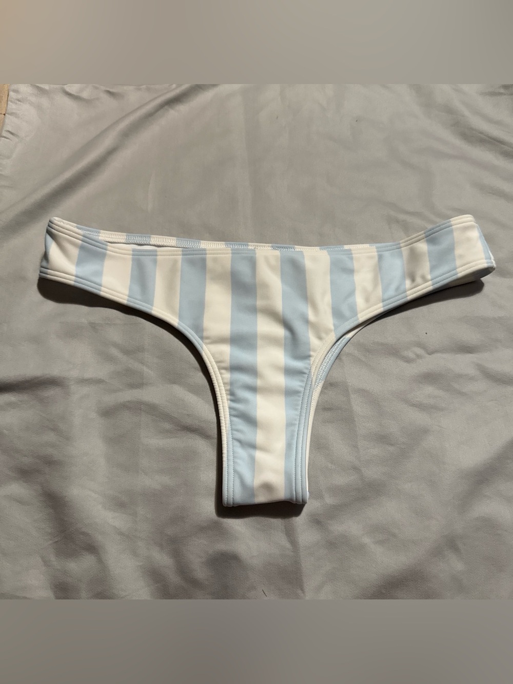 Hollister Blue & White Striped Bikini Bottom